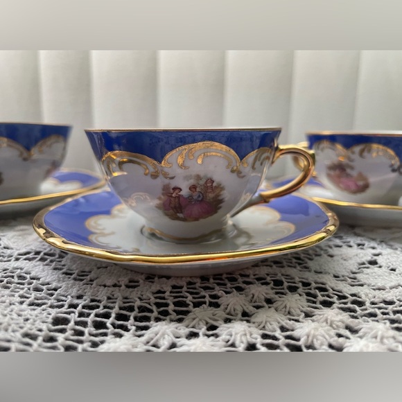 New Vintage Western Germany Tirschenreuth 15 piece Demi-tasse tea set - Picture 5 of 7